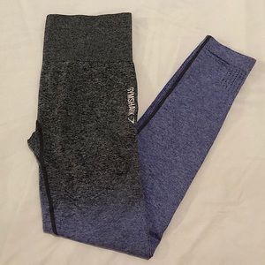Original blue ombré GYMSHARK legging, SMALL